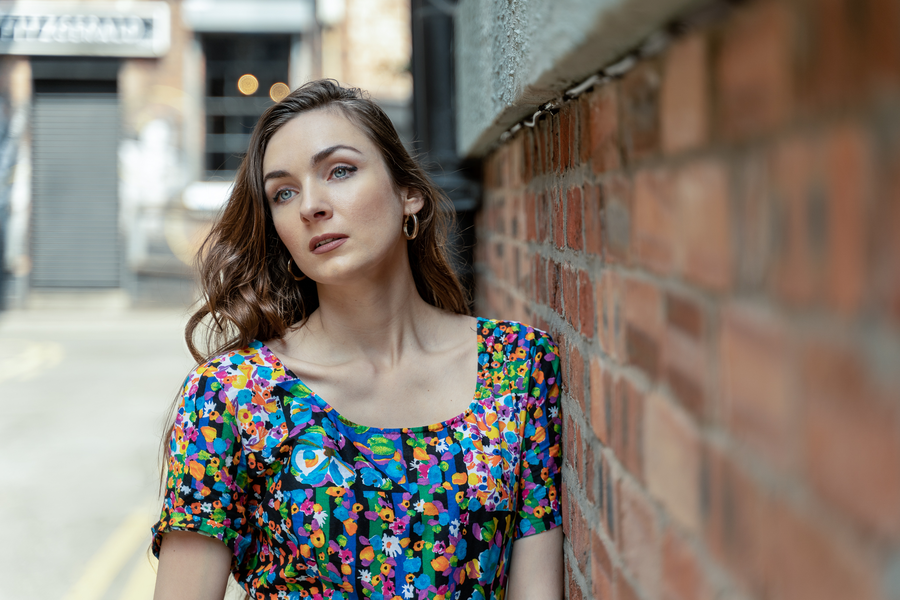 Claire Victoria Roberts with Treske
